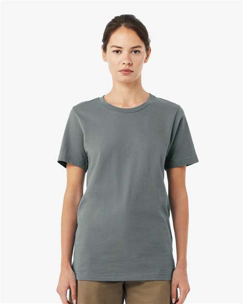Custom Embroidered BELLA + CANVAS Jersey Tee 3001 Blue Storm