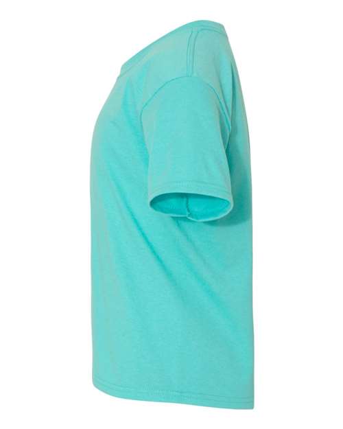 JERZEES Dri-Power® Youth 50/50 T-Shirt 29BR Scuba Blue Custom Embroidered Business Logo