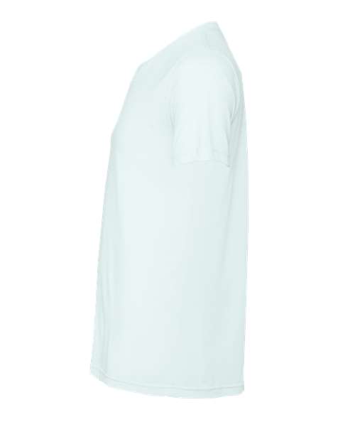 BELLA + CANVAS Triblend Tee 3413 Ice Blue Triblend Custom Embroidered Business Logo