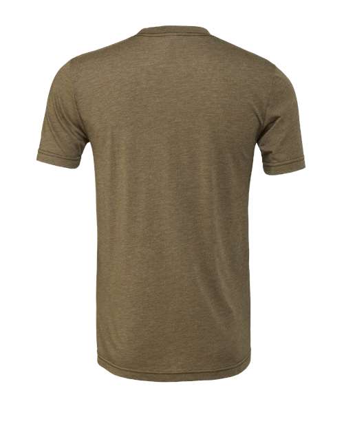 BELLA + CANVAS Triblend Tee 3413 Oatmeal Triblend Custom Embroidered Business Logo