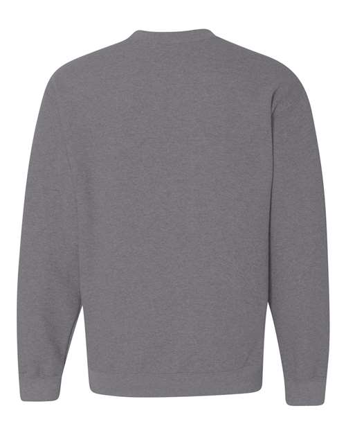 Gildan Heavy Blend™ Crewneck Sweatshirt 18000 Graphite Heather Custom Embroidered Business Logo