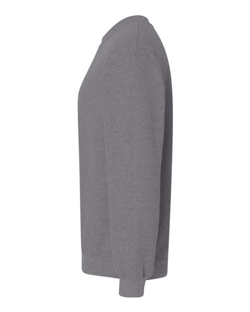 Gildan Heavy Blend™ Crewneck Sweatshirt 18000 Graphite Heather Custom Embroidered Business Logo