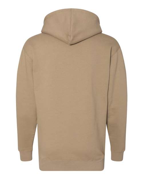 Independent Trading Co. Heavyweight Hooded Sweatshirt IND4000 Safety Yellow Custom Embroidered Business Logo