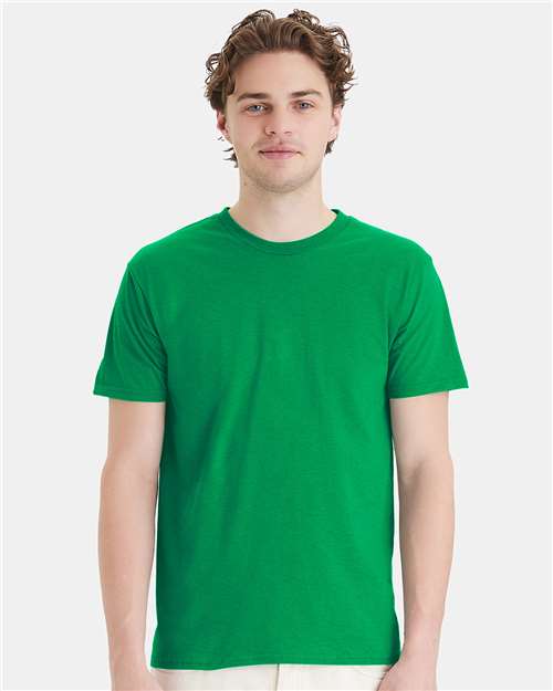 Custom Embroidered Hanes Perfect-T T-Shirt 4980 Kelly Green