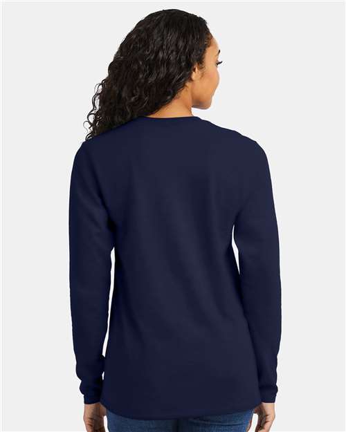 Hanes Perfect-T Long Sleeve T-Shirt 498L