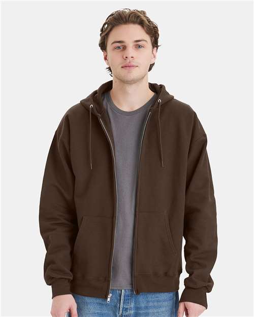 Custom Embroidered Hanes Ultimate Cotton® Full-Zip Hooded Sweatshirt F280
