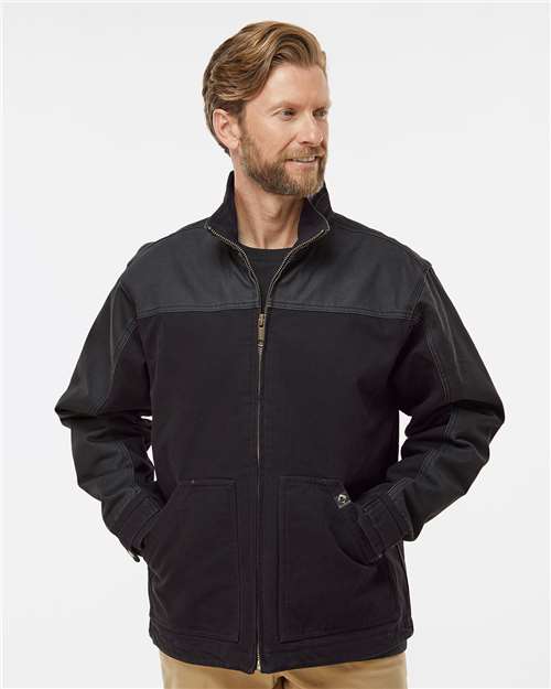 Custom Embroidered DRI DUCK Horizon Two-Tone Boulder Cloth™ Canvas Jacket Tall Size 5089T