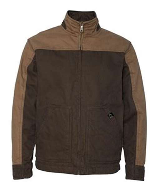 DRI DUCK Horizon Two-Tone Boulder Cloth™ Canvas Jacket Tall Size 5089T Custom Embroidered Business Logo