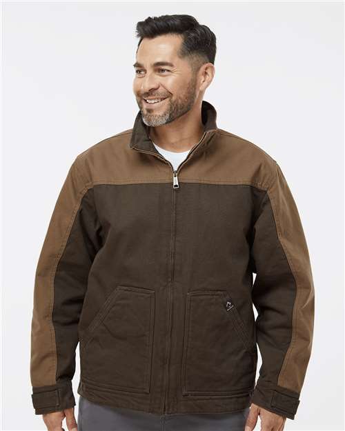 Custom Embroidered DRI DUCK Horizon Two-Tone Boulder Cloth™ Canvas Jacket Tall Size 5089T