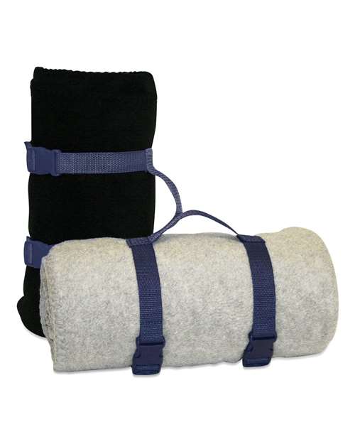 Alpine Fleece Blanket Strap 8820 Custom Embroidered Business Logo