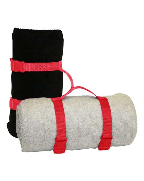 Alpine Fleece Blanket Strap 8820 Custom Embroidered Business Logo