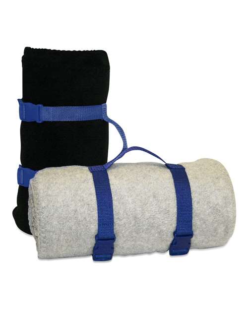 Alpine Fleece Blanket Strap 8820 Custom Embroidered Business Logo