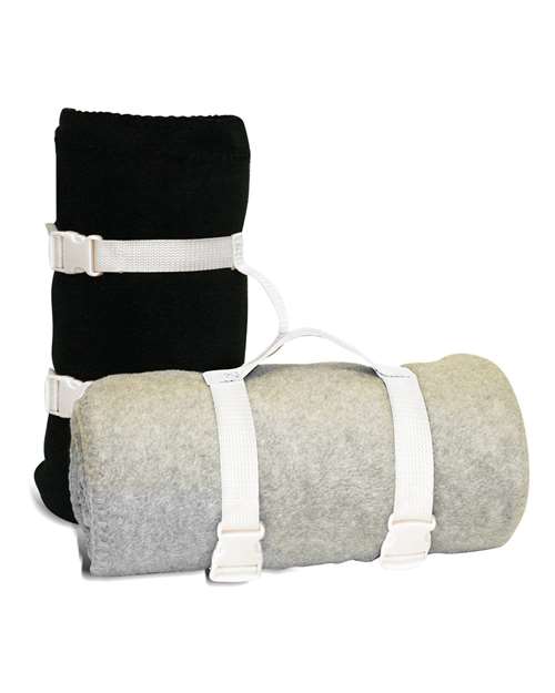 Alpine Fleece Blanket Strap 8820 Custom Embroidered Business Logo