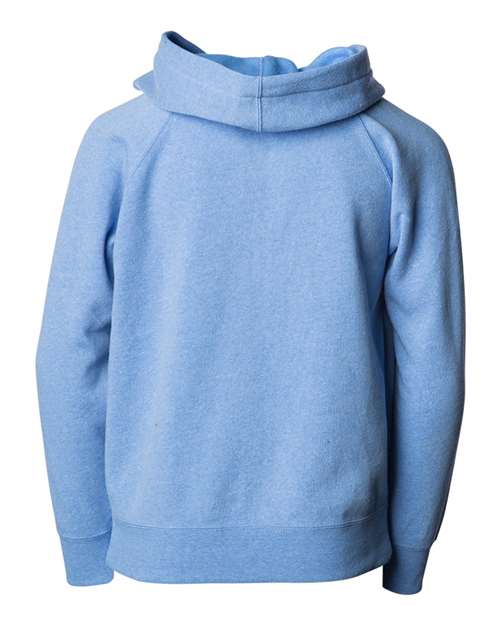 Independent Trading Co. Youth Lightweight Special Blend Raglan Zip Hood PRM15YSBZ Custom Embroidered Business Logo