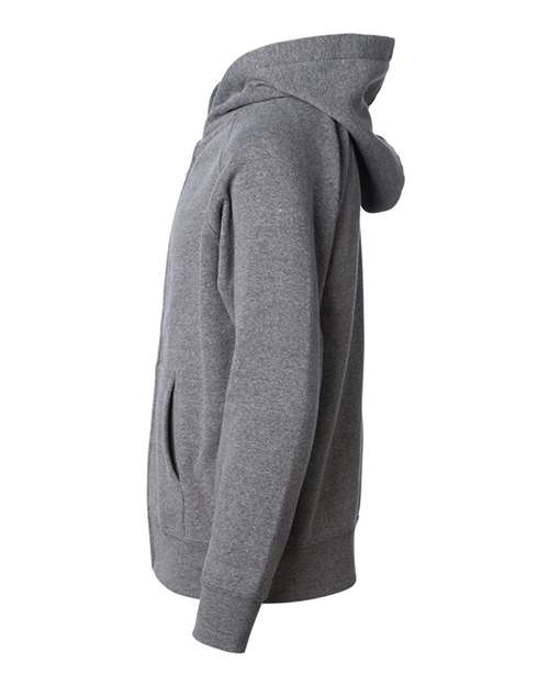 Independent Trading Co. Youth Lightweight Special Blend Raglan Zip Hood PRM15YSBZ Custom Embroidered Business Logo