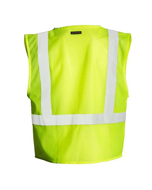 Kishigo 4 Pocket Hook-and-Loop Mesh Vest 1083-1084