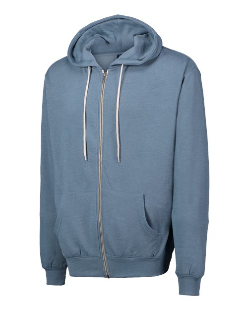 MV Sport Retro Heather Full-Zip Hooded Sweatshirt 2349