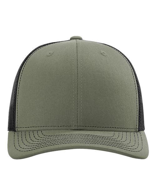 Richardson Snapback Trucker Cap 112 Loden Custom Embroidered Business Logo