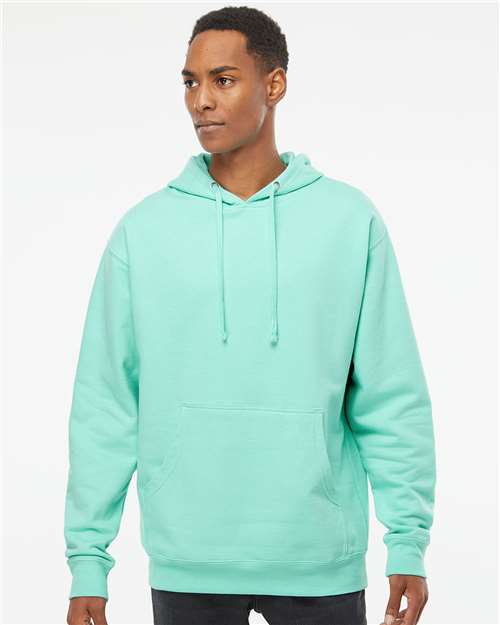 Independent Trading Co. Midweight Hooded Sweatshirt SS4500 Maroon Custom Embroidered Business Logo