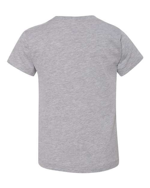 BELLA + CANVAS Toddler Jersey Tee 3001T Athletic Heather Custom Embroidered Business Logo