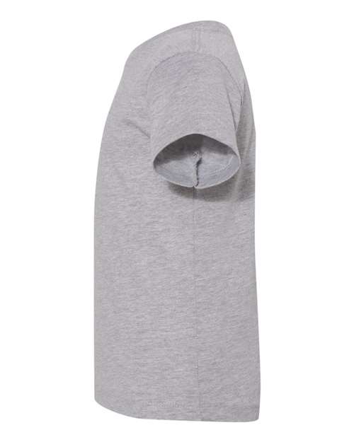 BELLA + CANVAS Toddler Jersey Tee 3001T Athletic Heather Custom Embroidered Business Logo