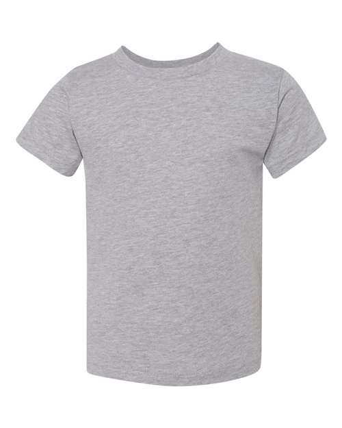 BELLA + CANVAS Toddler Jersey Tee 3001T Athletic Heather Custom Embroidered Business Logo