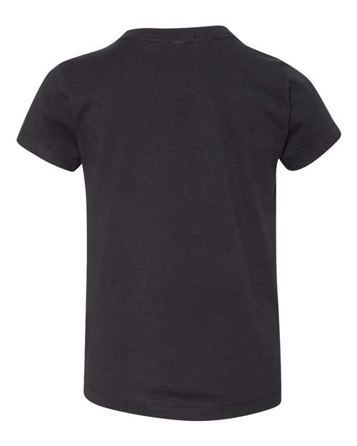 BELLA + CANVAS Toddler Jersey Tee 3001T Black Custom Embroidered Business Logo
