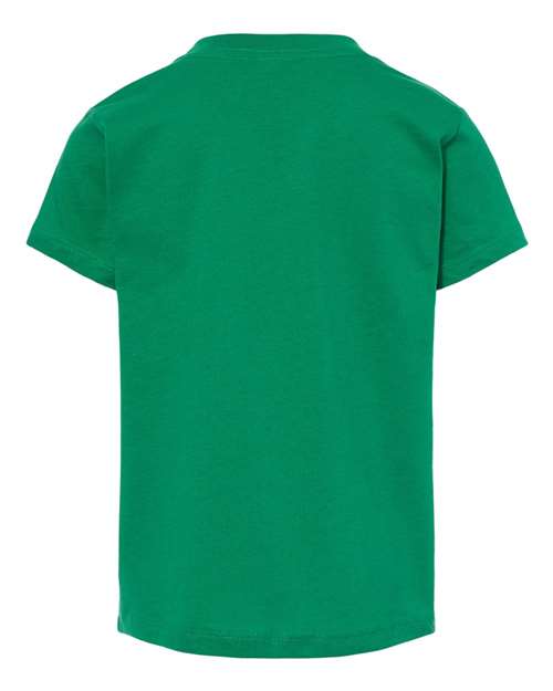 BELLA + CANVAS Toddler Jersey Tee 3001T Heather Yellow Gold Custom Embroidered Business Logo