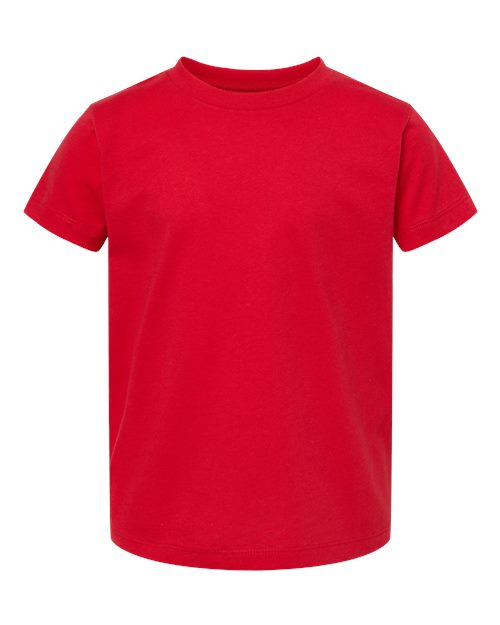 BELLA + CANVAS Toddler Jersey Tee 3001T Red Custom Embroidered Business Logo