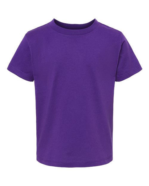 BELLA + CANVAS Toddler Jersey Tee 3001T Team Purple Custom Embroidered Business Logo