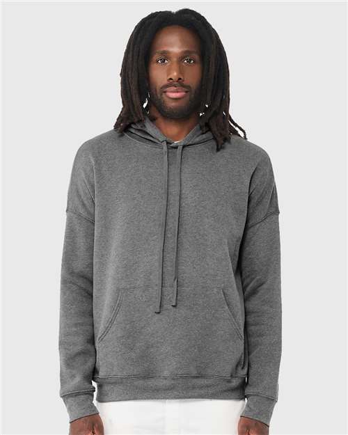 Custom Embroidered BELLA + CANVAS Sponge Fleece Drop Shoulder Hoodie 3729
