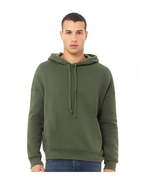 Custom Embroidered BELLA + CANVAS Sponge Fleece Drop Shoulder Hoodie 3729