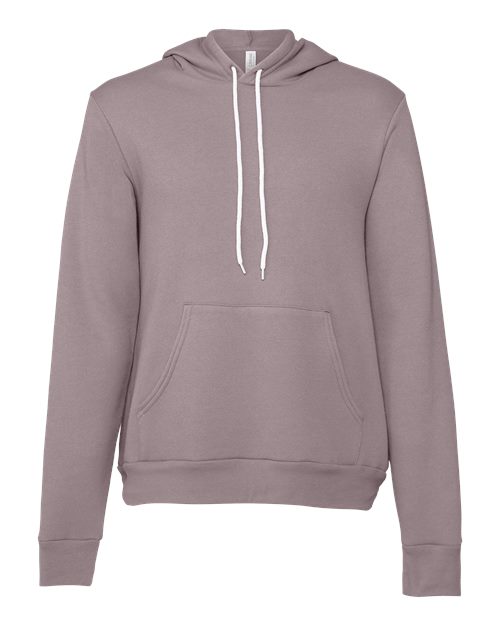 BELLA + CANVAS Sponge Fleece Hoodie 3719 Steel Blue Custom Embroidered Business Logo