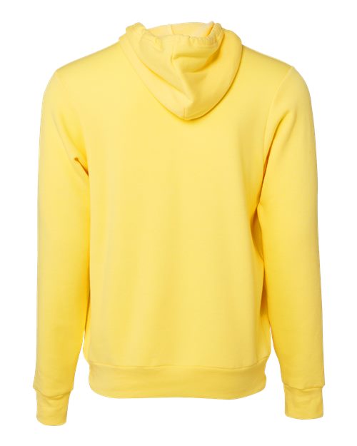 BELLA + CANVAS Sponge Fleece Hoodie 3719 Yellow Custom Embroidered Business Logo