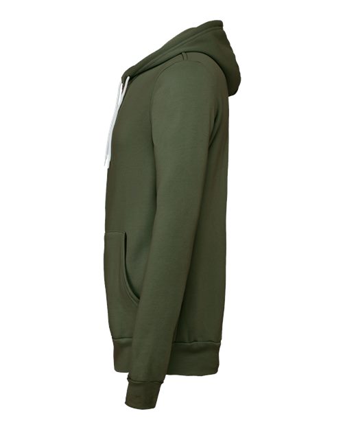 BELLA + CANVAS Sponge Fleece Full-Zip Hoodie 3739 Military Green