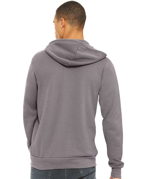 BELLA + CANVAS Sponge Fleece Full-Zip Hoodie 3739 Storm
