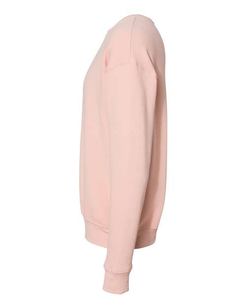 BELLA + CANVAS Sponge Fleece Drop Shoulder Crewneck Sweatshirt 3945 Peach