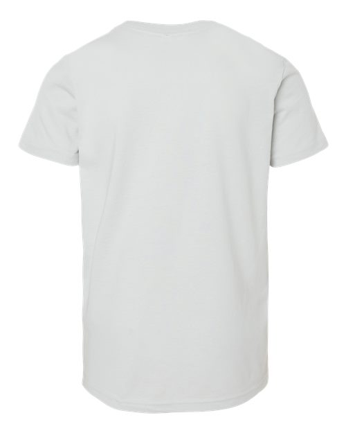 BELLA + CANVAS Youth Jersey Tee 3001Y Royal Purple Custom Embroidered Business Logo
