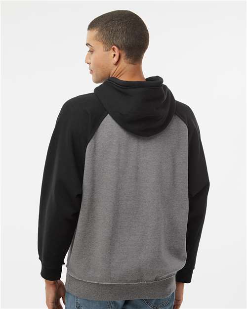 J. America Vintage Heather Hooded Sweatshirt 8885