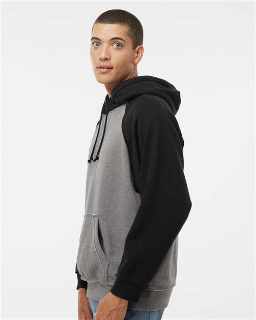 J. America Vintage Heather Hooded Sweatshirt 8885