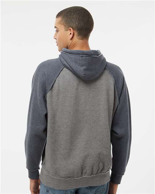 J. America Vintage Heather Hooded Sweatshirt 8885