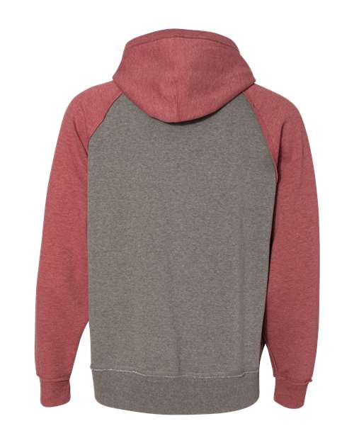 J. America Vintage Heather Hooded Sweatshirt 8885