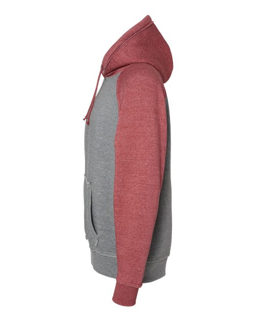 J. America Vintage Heather Hooded Sweatshirt 8885