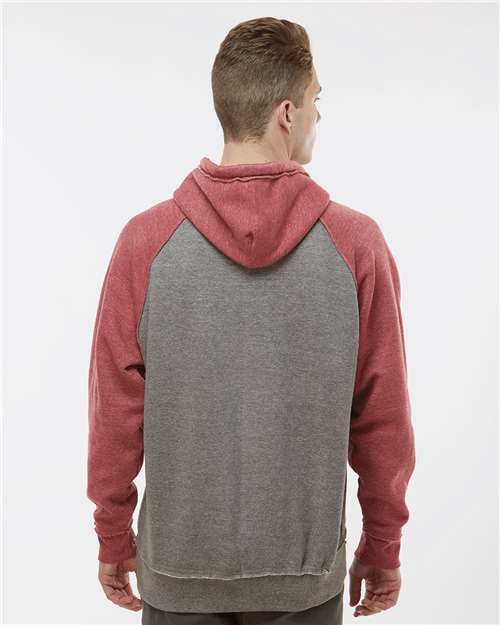 J. America Vintage Heather Hooded Sweatshirt 8885