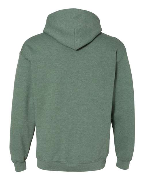 Gildan Heavy Blend™ Hooded Sweatshirt 18500 Graphite Heather Custom Embroidered Business Logo