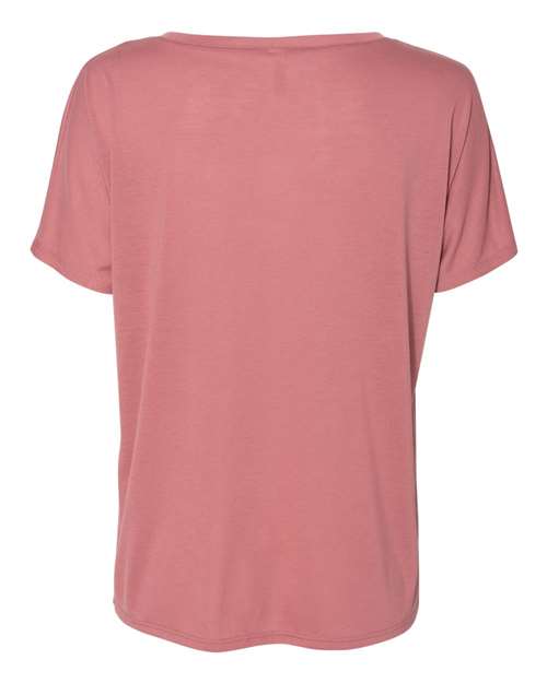 BELLA + CANVAS Women’s Slouchy V-Neck Tee 8815 Custom Embroidered Business Logo