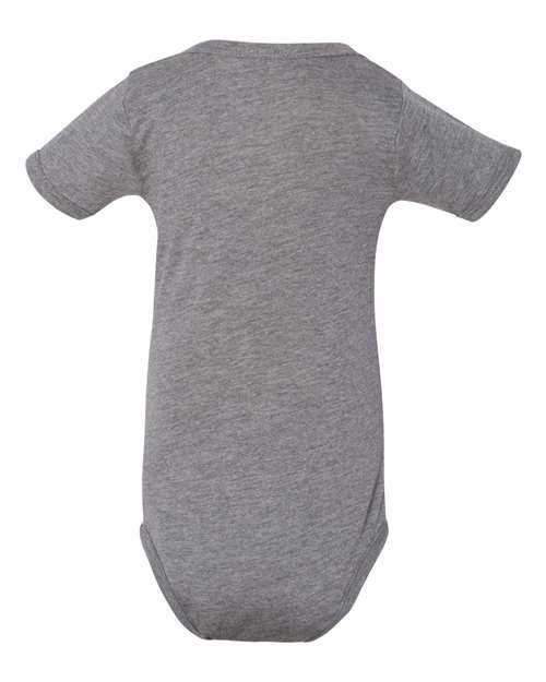 BELLA + CANVAS Infant Triblend Short Sleeve One Piece 134B Custom Embroidered Business Logo
