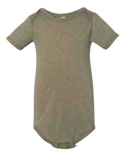 BELLA + CANVAS Infant Triblend Short Sleeve One Piece 134B Custom Embroidered Business Logo