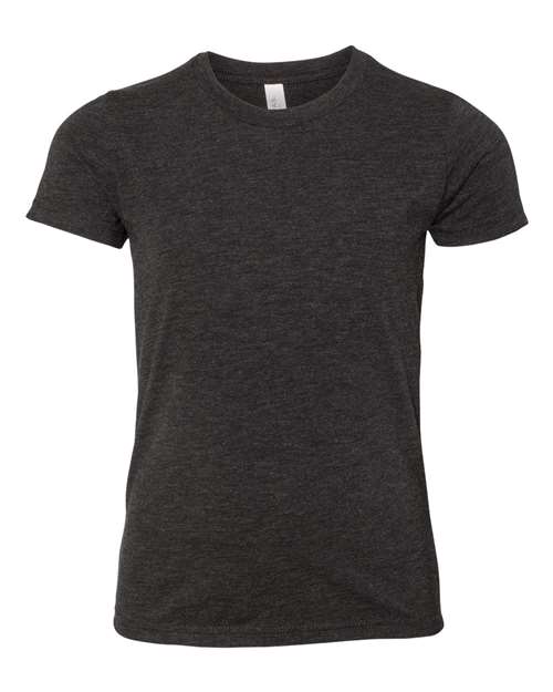 BELLA + CANVAS Youth Triblend Tee 3413Y Custom Embroidered Business Logo
