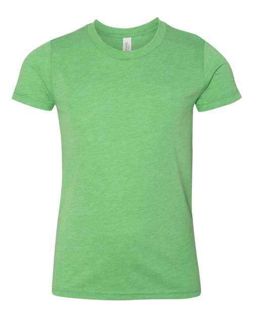 BELLA + CANVAS Youth Triblend Tee 3413Y Custom Embroidered Business Logo